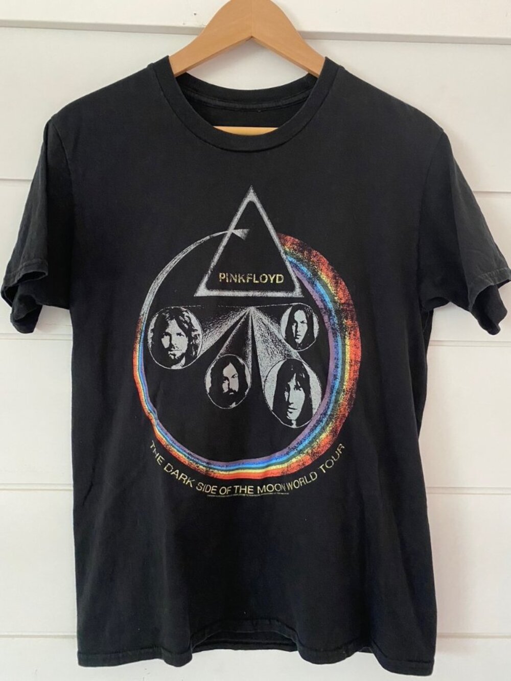 Pink Floyd "Dark Side of the Moon" Vintage Concert T-Shirt Size M Fit S